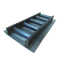 Upward cleat sidewall skirt rubber conveyor belt